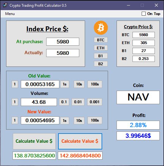 crypto price profit calculator