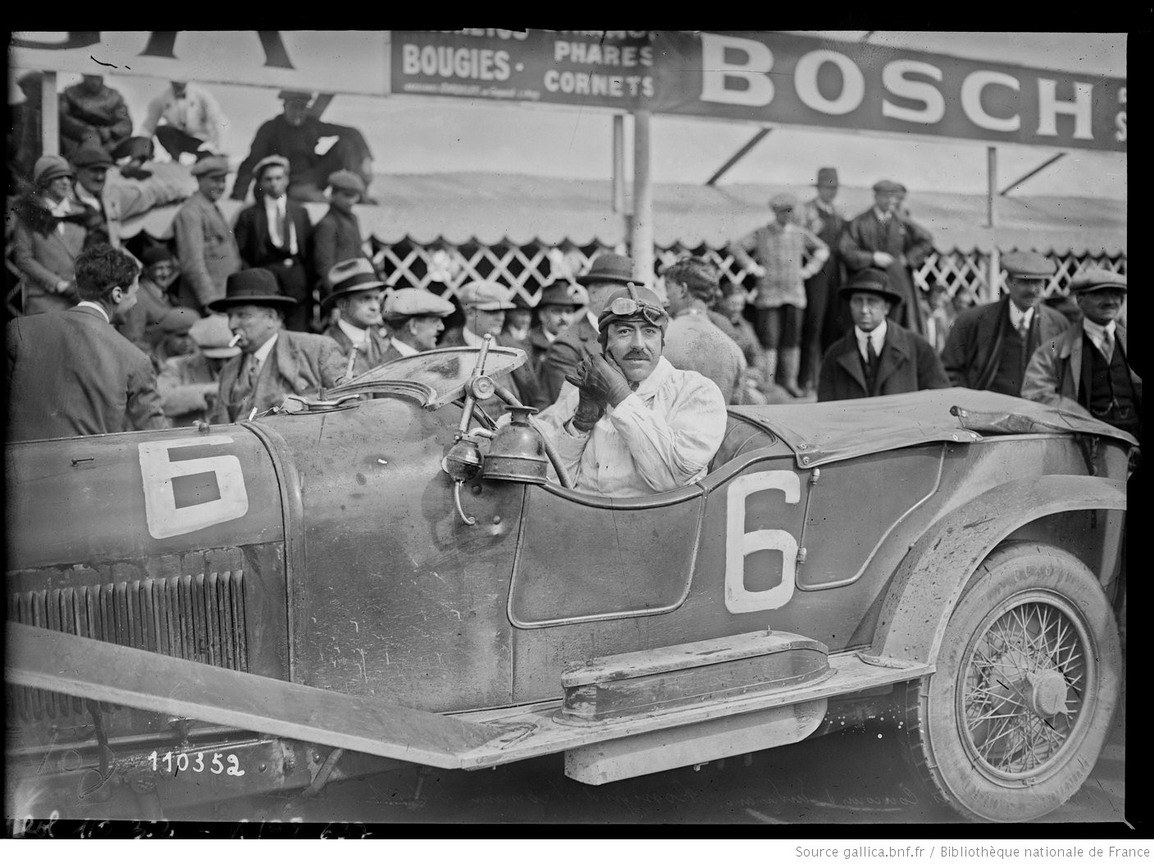 13626, Le Mans, concours d'endurance, [AndrÃ©] Rossignol sur Lorraine-Dietrich  [photographie de presse]  [Agence Rol]